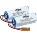 Vhbw 2x Batterie Compatible Avec Fanuc Cnc-steuerung 21i Servodrives Système De Contrôle (2000mah, 3v, Li-ion)