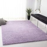 Safavieh Shaggy Indoor Geweven Vloerkleed, August Shag Collectie, AUG900, in Lila, 160 X 229 cm