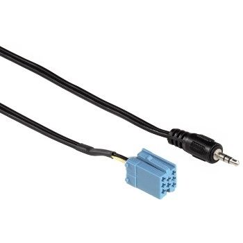 Hama AUX IN Adapter for Becker/Blaupunkt/VDO - 1,2 m - Zwart