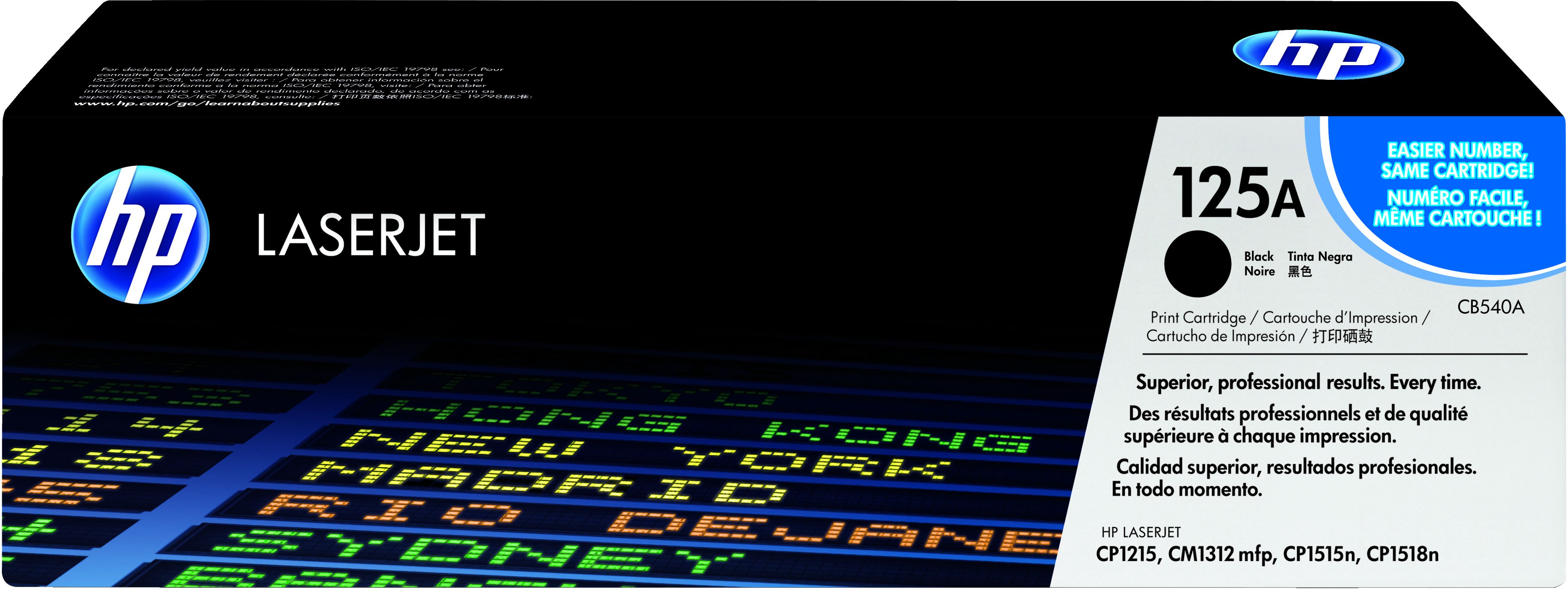 HP 125A Black Toner Cartridge - Original