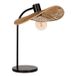 Eglo Siruela Lampe de table - E27 - 46,5 cm - Marron|Noir - Papier