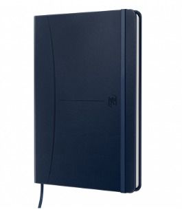 Oxford Signature Smart Journal, A5, 160 vel, Marineblauw