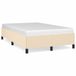VidaXL Bedframe Crème Stof 140x190 cm