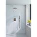 Fortifura Calvi inbouw regendoucheset – Ø30 cm hoofddouche – 1-stands staafhanddouche – koper geborsteld