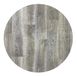 Rond vinyl tapijt in donkere houtlook, elegantie en duurzaamheid voor interieurdecoratie