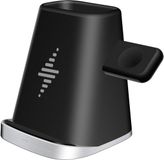 DrPhone DualStation – 2 In 1 Dockingstation – Lader - Dock Lader – Geschikt voor iPhone / Apple Watch - Zwart