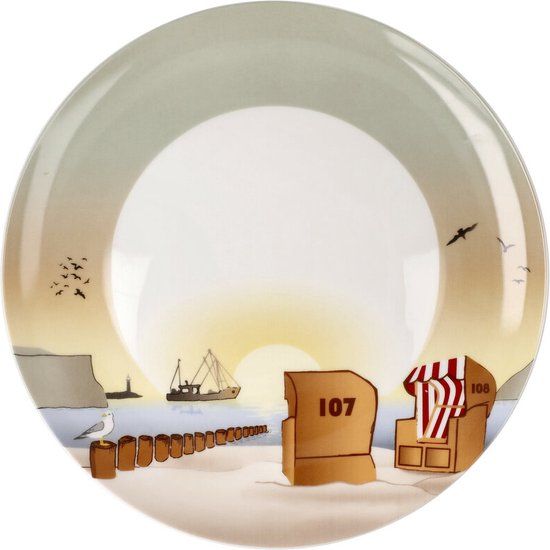 Scandic Goebel - Scandic Home Bord Sunset Mood Porselein 23cm