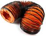 StarTech Warmeluchtslang Flexibele ventilatieslang 5 meter lang Spiralslang voor luchttransport Ø 200/300 mm Oranje