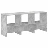 vidaXL Tijdschriftenrek Beton Grijs 102 x 30 x 45 cm