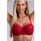 Marlies Dekkers Space Odyssey Rouge Dentelle Soutien-gorge Préformé F75/90