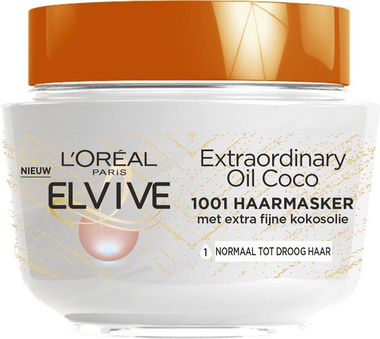 L'Oréal Elvive Extraordinary Oil Fijne Kokosolie - 300ml - 2-in-1 Haarmasker