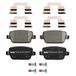 Ferodo FDB1932 remblokkenset, schijfrem - (4-delig) - (4 stuks) | Compatibel met: LAND ROVER FREELANDER 2