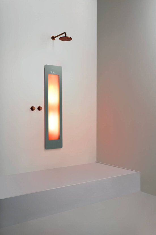 Sunshower One M - Inbouw met Infrarood-licht - Organic Grey