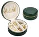 Boîte à bijoux compacte - Coffret de voyage - Rangement à bijoux - Antidérapant - Doublure en flanelle douce - Avec fermeture éclair - Boîte à bijoux