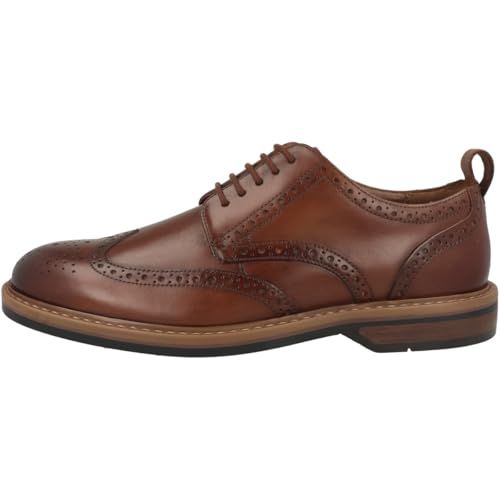Clarks Aldwin Limit Mens Mid Tan Lea, 12