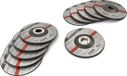 Mannesmann Jeu de disques abrasifs 125 mm Métal et pierre