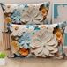 PETTI Artigiani Italiani - Paar kussenslopen 50 x 70 cm van microvezel, decoratief kussen voor slaapkamer, bank, woonkamer, set van 2 kussenslopen, bloemenpatroon 05/5, 100% Made in Italy