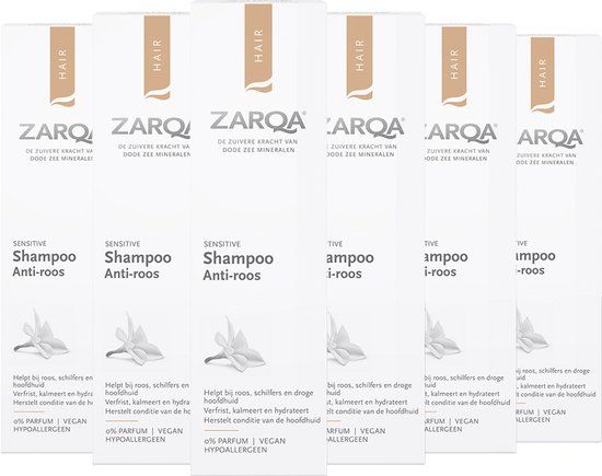 Zarqa Anti-Roos Shampoo - 200ml - Unisex - Gevoelige Hoofdhuid - Tube