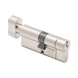 Sterling Int Ext BS1 ETN4040 Thumbturn Deurcilinder, Satijn Nikkel, Intern 40mm Extern 50mm (90mm Totaal)