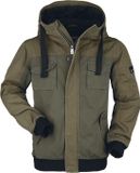 Black Premium by EMP Olijfkleurige winterjas - Heren - 3XL