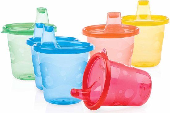 Nuby Nûby Pick Nick drinkbekers set - 6 stuks - 210 ml - Unisex