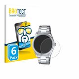 BROTECT - Screenprotector voor Casio MTP-1302PD - Folie Beschermfolie transparant 6 Stuks