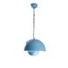 Opviq Lichtblauwe kroonluchter, metalen behuizing, diameter 30 cm, hoogte 70 cm