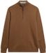 Superdry - Essentials Katoenen Trui met Halve Rits - Heren - Sweaters