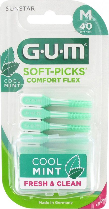 GUM Soft-Picks Comfort Flex Cool Mint - 40 stuks