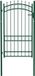 vidaXL Tuinpoort Emmen 104 x 134,5 cm Vergrendelbaar Staal Groen