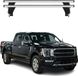 Menabo dachträger voor Ford F-150 Lightning Crew Cab pick-up, modeljaren 2022-25, aluminium, grijs, 2 stuks