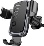Hoco Auto Telefoonhouder voor Luchtrooster met Automatische Sluiting - Ventilatierooster Clip Houder met Gravity Lock Technologie - Handsfree Navigatie - 360° Draaibaar