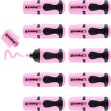 edding 7 mini highlighter - pastelroze - 10 highlightermarkers - beitelpunt 1-3 mm
