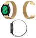 Wigento Samsung Roestvrijstalen Horlogeband voor Galaxy Watch 6, 5, 4, Normal, Pro, Classic