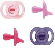 Merkloos / Sans marque Wan GmbH Fopspeen Set - Baby Speen - Baby Kalmeren - Ultralicht Ontwerp - 4 Stuks - Meerkleurig