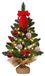 Merkloos Kerstgroen Kerstboom kunstkerstboom - 60 cm - 20 leds - Kerstgroen - Tafelmodel