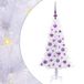 Sapin de Noël artificiel avec 150 LED blanc 120 cm PVC et acier