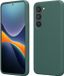 kwmobile telefoonhoesje geschikt voor Samsung Galaxy S23 - Hoesje met siliconen coating - Smartphone case in dennengroen