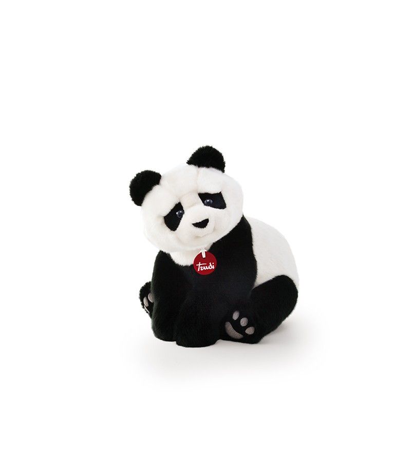 Trudi Panda Kevin M - Knuffel - Zwart/Wit - 28cm