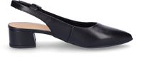 Tamaris Dames Hoge Hakken Zwart Leer Sleehak 3-4 cm Maat 39