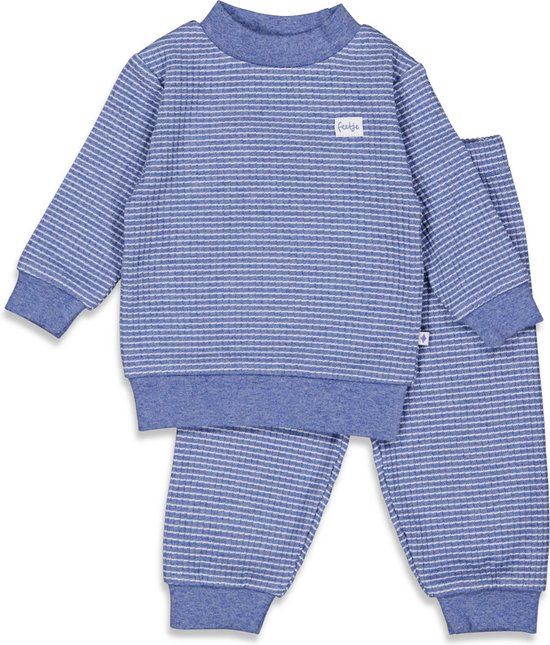 Feetje Wafel Pyjama - Unisex Baby - Maat 62 - Blauw