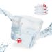 Relaxdays Opvouwbare Jerrycans, 4 stuks, 20 L, Transparant/Rood