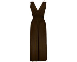 Geisha Jurk Mila Solid 67429 60 000785 Dark Brown Dames Maat - 3XL