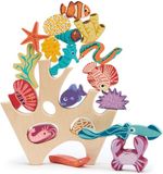 Tender Leaf Toys Stapeldieren Koraalrif - Houten Stapeltoren voor Kinderen