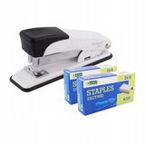 Merkloos Wit Zaken Z সুবিধacz Set met nietjes voor 30 vellen