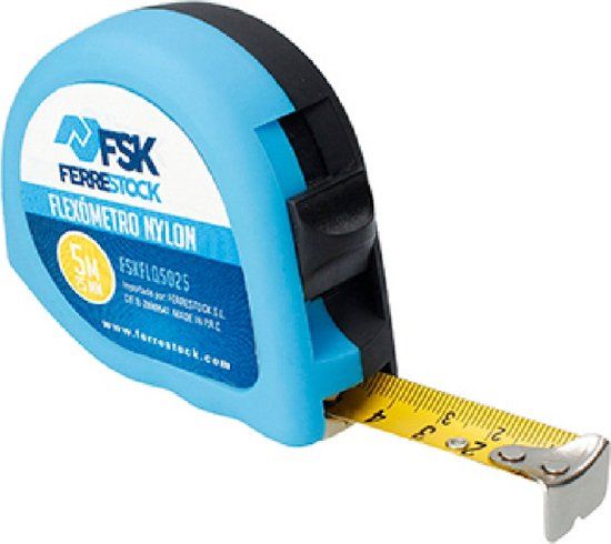 Ferrestock Rolmaat - 5 m - Geel