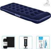 Bestway Luchtbed - 1-Persoons - 76 x 185 x 28 cm - Blauw