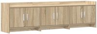 vidaXL TV-kast 168 x 33 x 47 cm Sonoma Eiken Bewerkt hout
