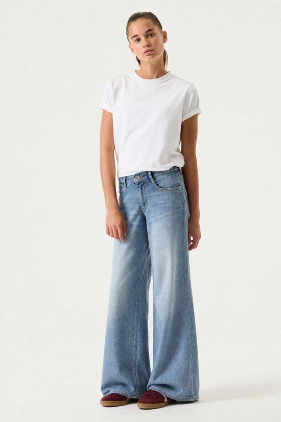Garcia Marall Meisjes Wide Fit Jeans Blauw