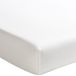 Essix - Royal Line - Effen hoeslaken met dubbele split in katoen perkal 2 x 80 x 200 cm Kalkwit